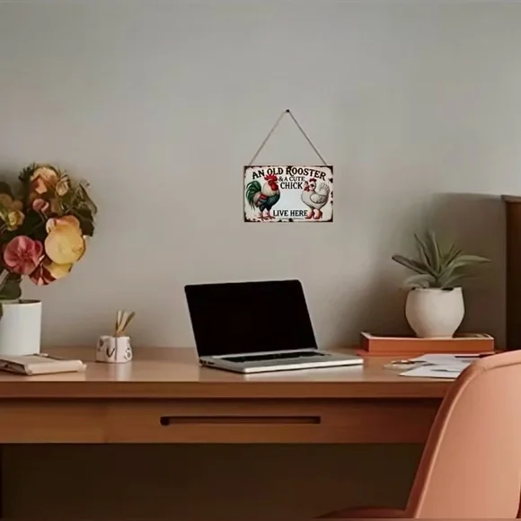 Rooster Chicken Quirky Wooden Wall Sign Wall Art New
NWT - Picture 4 of 5